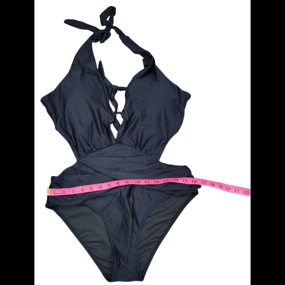 Black Twist Front One Piece Fashion Nova - Picture 10 of 12